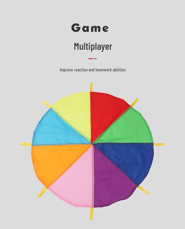 Rainbow Kindergarten Umbrella: Sensory Play Toy for Outdoor Parent-Child Activities