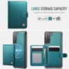 For Samsung Galaxy S21+ 5G Case JEEHOOD J09 RFID Blocking Card Holder Leather Back Phone Cover Magnetic Case