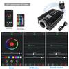 Car Starry Sky Light Auto Home Fiber Optic Lights Atmosphere Lamp Music Control Ceiling Lights RGB 12W 8 Colors Car Styling DIY