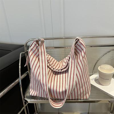 Neue Baumwoll-Leinen-Handtasche Tasche Damen Campus-Stil Student Achseltasche Einkaufs-Pendler-Schultertasche