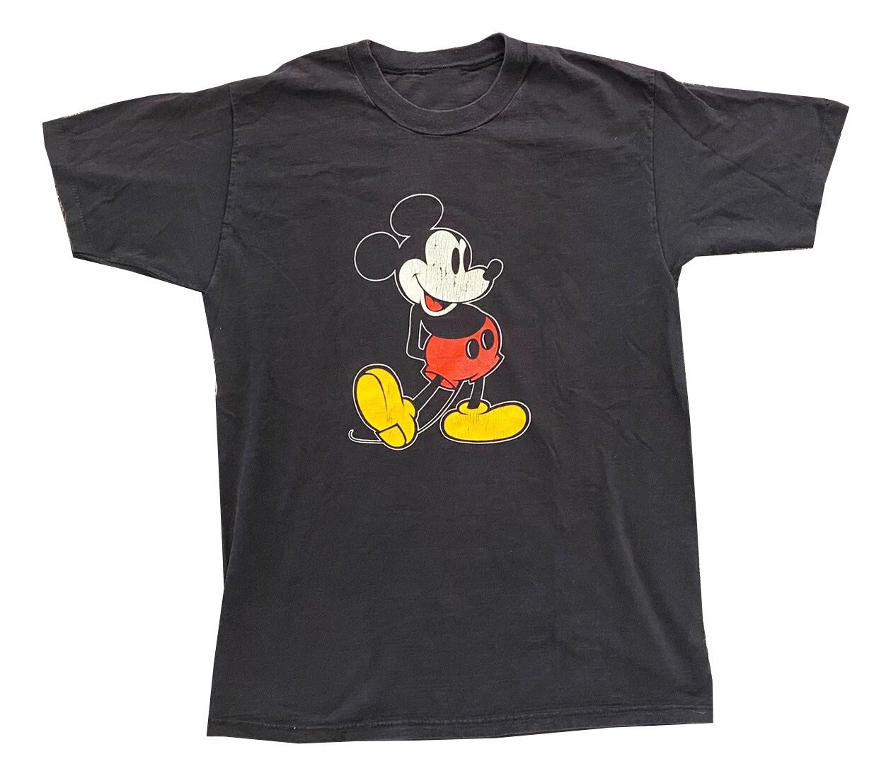 Новая футболка Микки Маус 90-х Размеры S-5XL Классический Гуфи Перепечатка Уолта Диснея M