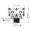 L8RE For FCS360U Washing Machine Single Double Head Electric Water Inlet Solenoid Valves Washer Replacement Parts
