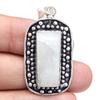 Pendant Moonstone Gemstone Handmade Mother'Day Gift Silver Jewelry 2"
