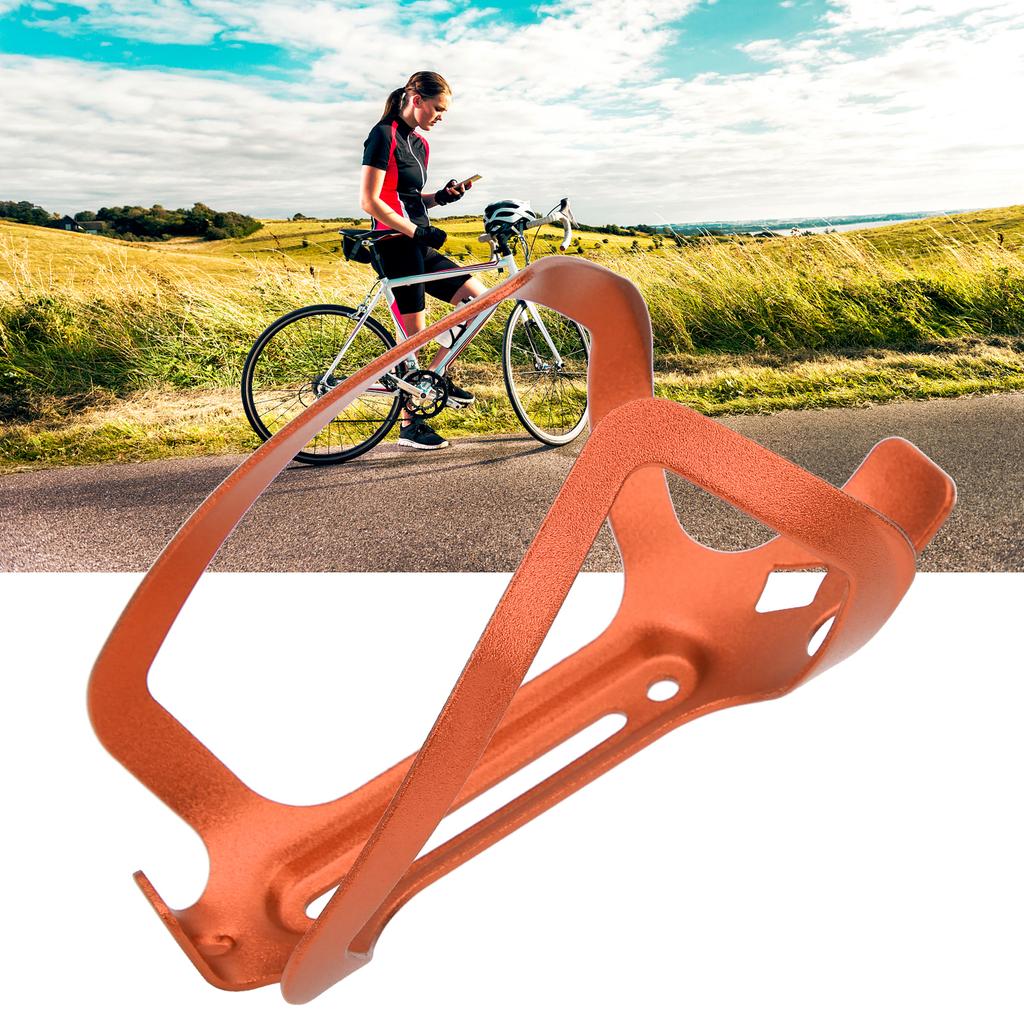 ZTTO Fahrrad Wasserflasche Aluminiumlegierung Halter Mountainbike Flaschenhalter Käfig RackOrange