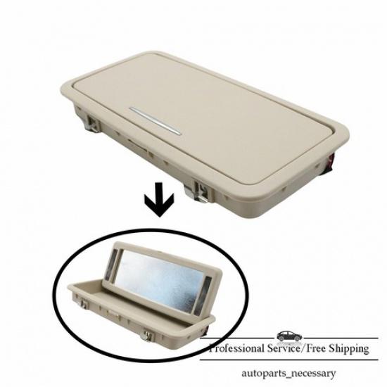 For Jaguar XJ 2010-19 Creamy White Rear Row Vanity/Makeup Mirror With Lights US