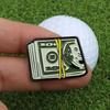 Amerika Cash Označovač golfových míčků Magnetický klip na golfovou čepici Muži Ženy Golfky Klobouky Kalhoty Tašky Průzory Opasky Kovová spona Golfové doplňky Nadšenci Dárek