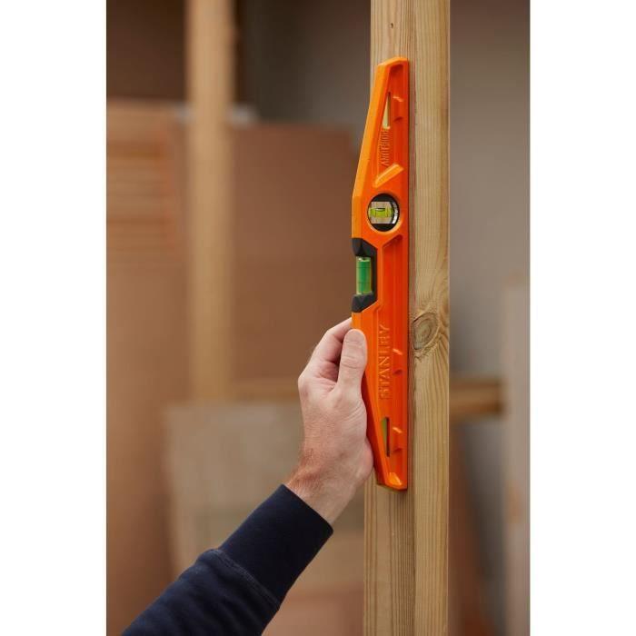 Niveau - stanley - 1-42-312 - trapézoïdal - mlh - 40 cm