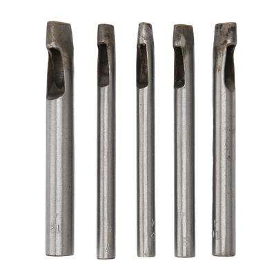 5 ks oválných děrovačů do kůže 6x4mm 7x4mm 8x4mm 10x4mm 12x4mm vysoce tvrdá ocel, kůže