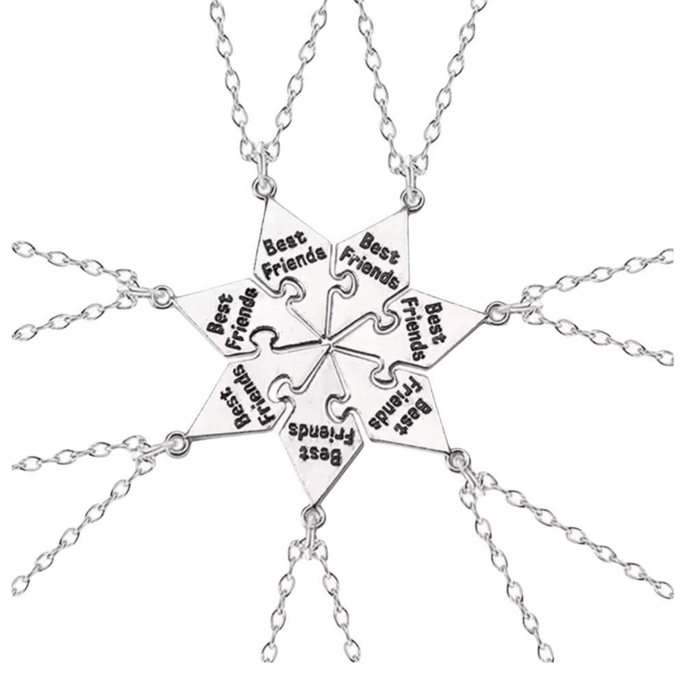 Kreatywny Naszyjnik dla Najlepszej Przyjaciółki Stop Cynku Stop Cynku Wielooosobowy Naszyjnik Łączony Naszyjnik Przyjaźni Kobiety