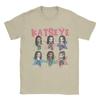T-shirt Vintage Gruppo Membri Chibi Katseye, Maglietta Unisex Fan Pop Globale Y2K, Top Casual a Maniche Corte 100% Cotone
