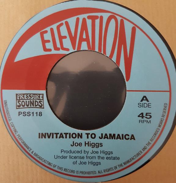 

7inch Record JOE HIGGS - Invitation To Jamaica PSS118 Pressure Sounds 2017 UK Reggae, Ska & Dub Used