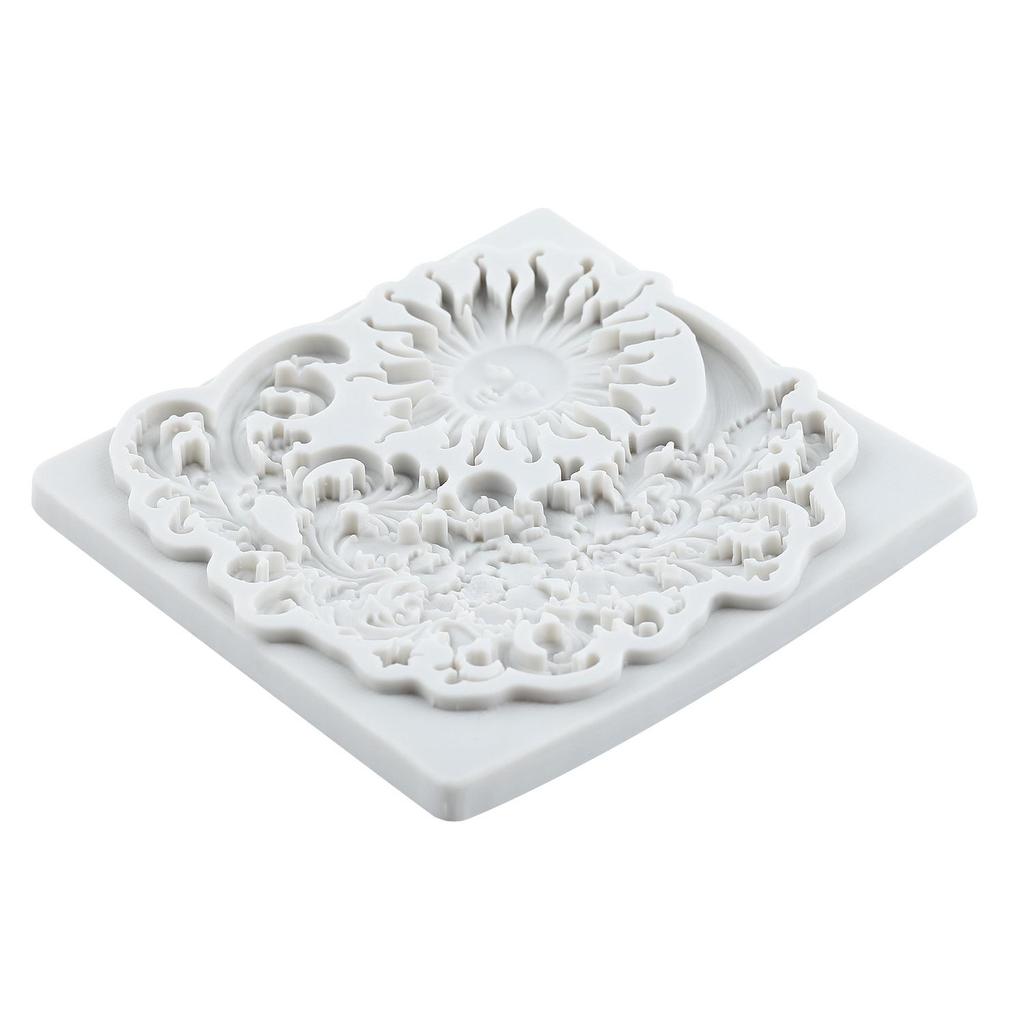 Sonne Mond Gesicht Stern Silikonform Altgriechische Mythologie Fondantformen Kuchen Dekorationswerkzeuge Cupcake Topper Süßigkeiten Harz Ton Schokolade Gumpaste Form