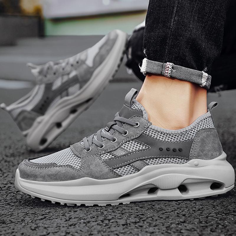 Летние дышащие спортивные кроссовки с сеткой для мужчин — фото 13