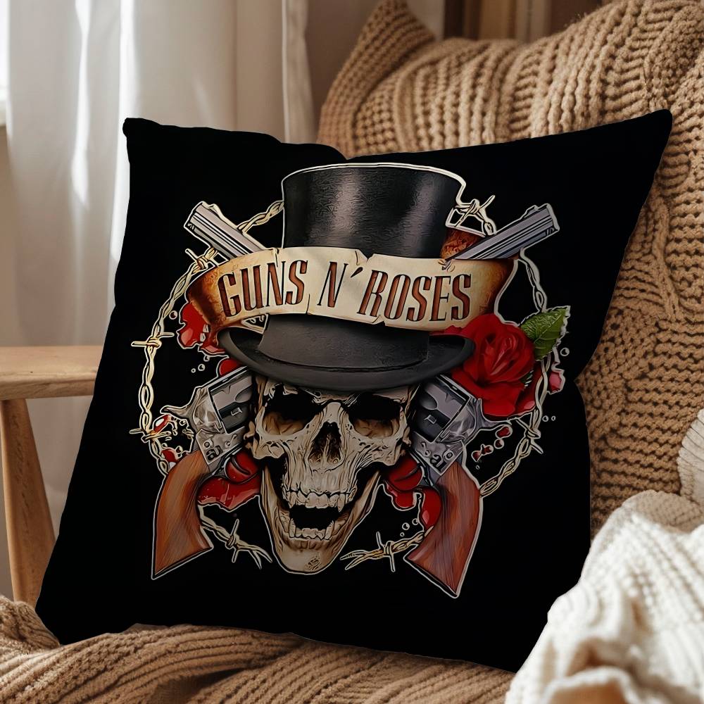 band Guns N Roses Appetite GNR pillow cover living room sofa cushion cover bedroom room bed pillow cover home decoration