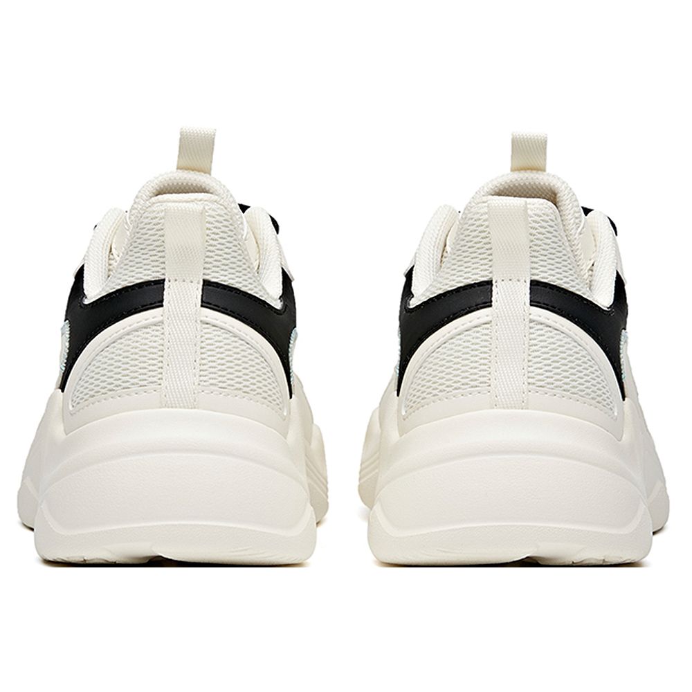 Anta Lifestyle Series Low-Top Dad Shoes Men Sneakers White Black 111938822R-8