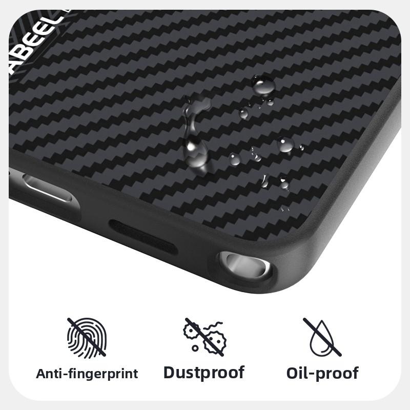 Magnetic Carbon Fiber Pattern Phone Case for Samsung Galaxy S26 Ultra S25 Edge S26Pro S24 Plus FE Metal Lens Protective Cover