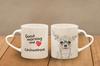 Chihuahua Short-haired, Chihuahua Smooth - Cup with a Dog, Adorable Cup with a Heart-shaped Handle, Universal Gift from the Art-Dog Brand
