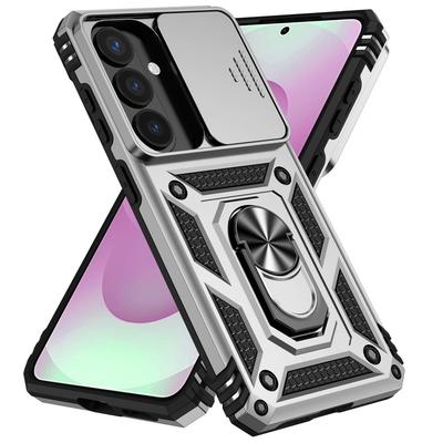 Armored Case for Samsung Galaxy S26, CamShield Slide, Silver