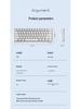 Qianxingzhe F61/F68 Portable Bluetooth Mechanical-Feel Wireless Keyboard