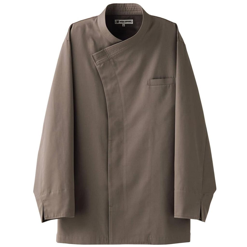 Seven Uniform EA3079-8 Coat/Long Sleeve, Greige, SS