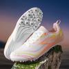 Estudiantes de deportes entrenando zapatillas de correr para hombre, clavos de atletismo para velocidad, mujer, 8 clavos, competición deportiva profesional para niños