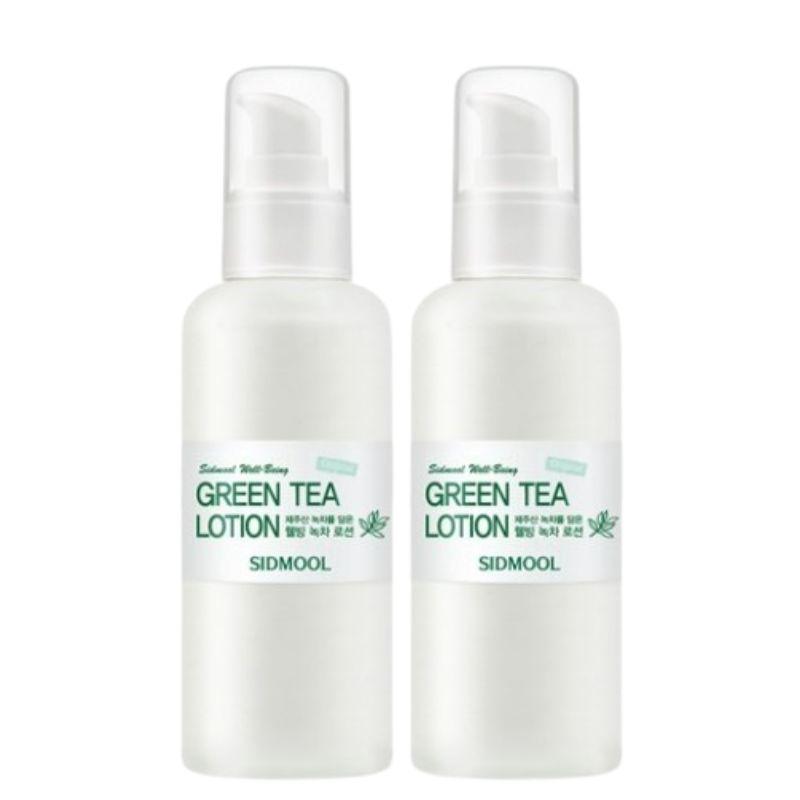 SIDMOOL Original Well-Being Green Tea Lotion 150ml Jeju Green Tea Seed Oil 2.5% Green Tea Water 1% Lightweight Korean Facial Moisturizer