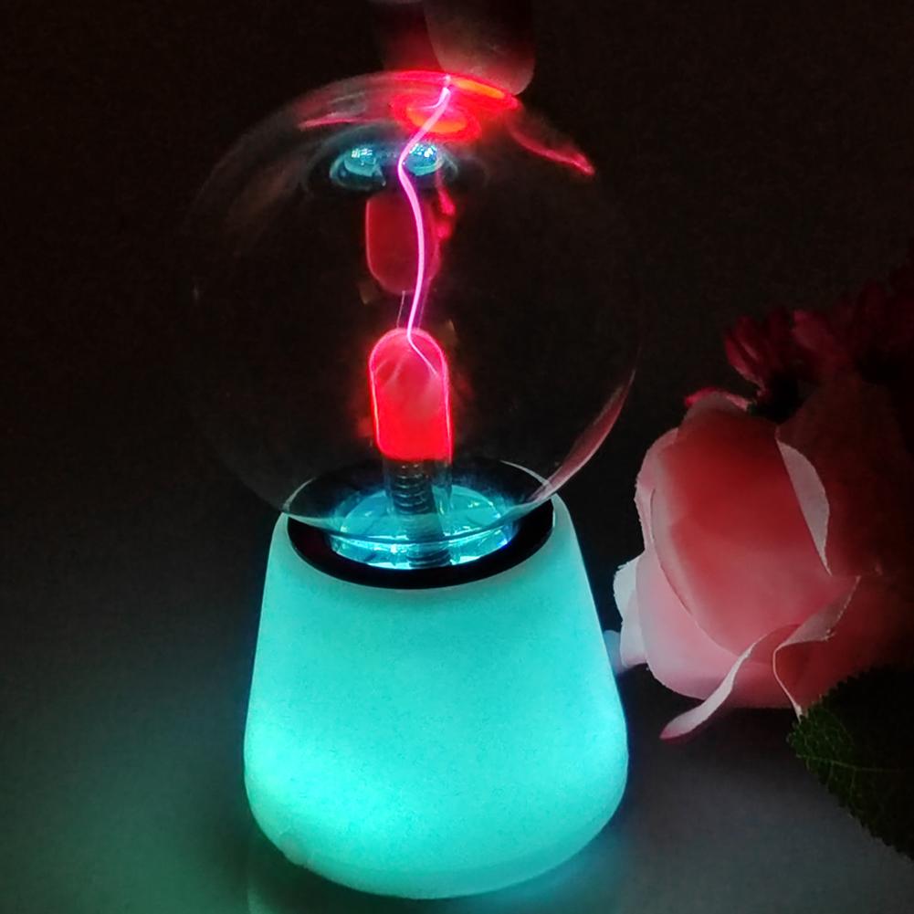 5v Plasma Sphere Ambient Light USB Charging Touch Sensitive Static Ball Lamp Colorful Night Light Desktop Bedroom Decoration