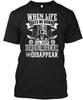 Mens Drop A Gear And Disappear Funny Saying When T-Shirt Made In USA S To 5XL