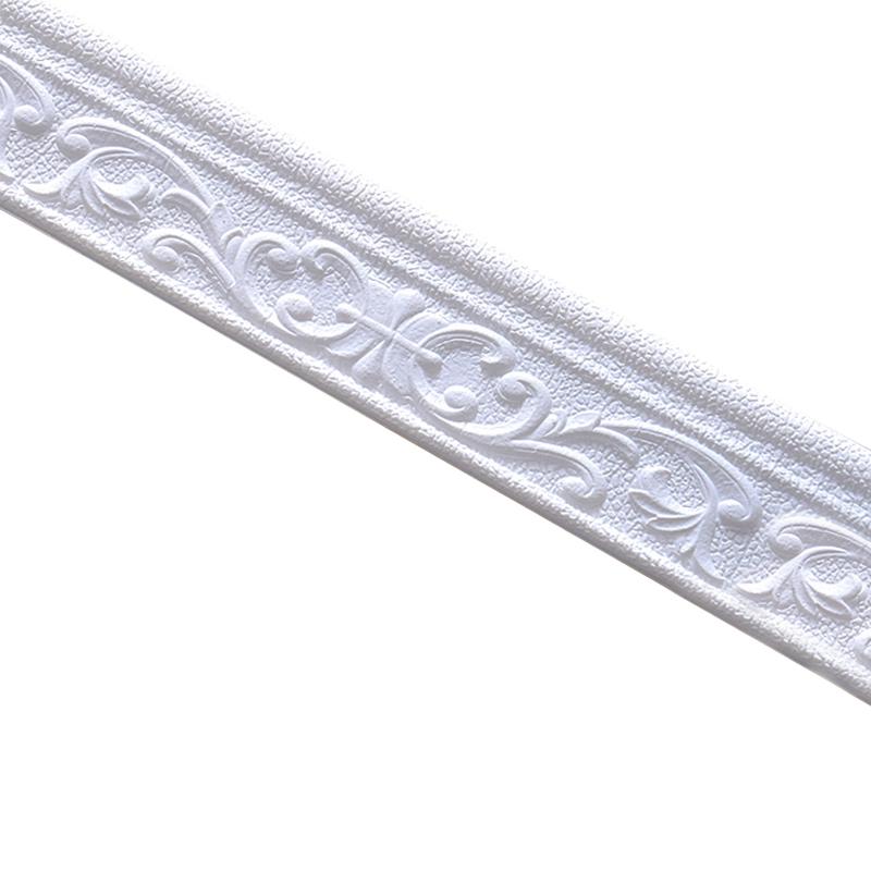 3D Corridor Skirting Line Mildew-Proof and Easy To Clean for Walls Doors Window Toilet