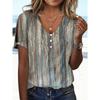 IHUASU Women's Fashion Casual Short Sleeve V-Neck  Blouses & Shirts