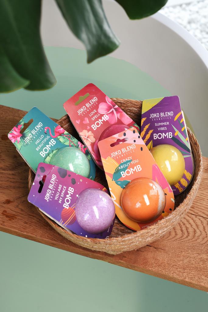 Бомбочка-гейзер для ванны Crazy about you Joko Blend 200 г