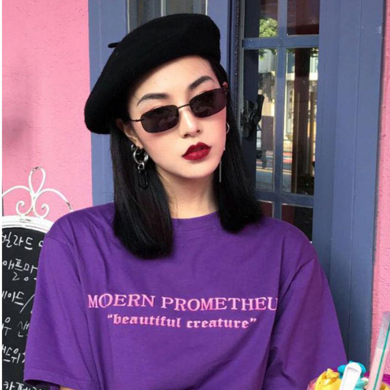 Retro Sonnenbrille Metallrahmen Sonnenbrille Trendige Streetstyle-Brille