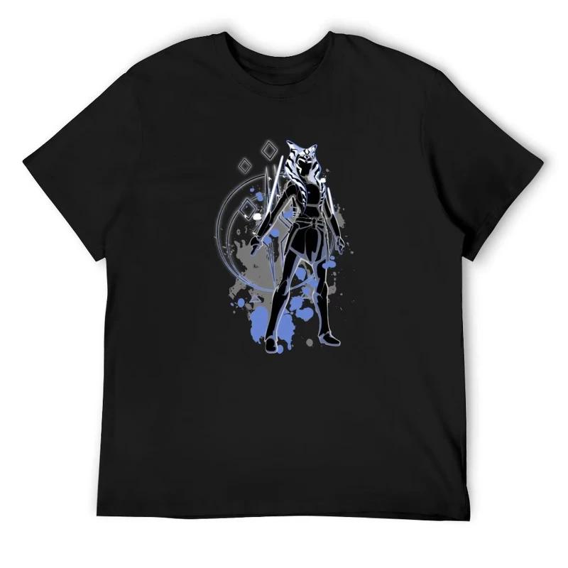 Ahsoka Tano(5) T-Shirt Top Fans of Both Sexes for Spring and Summer Daily Wear Fashion T-Shirt Short-sleeved Casual T-shirt