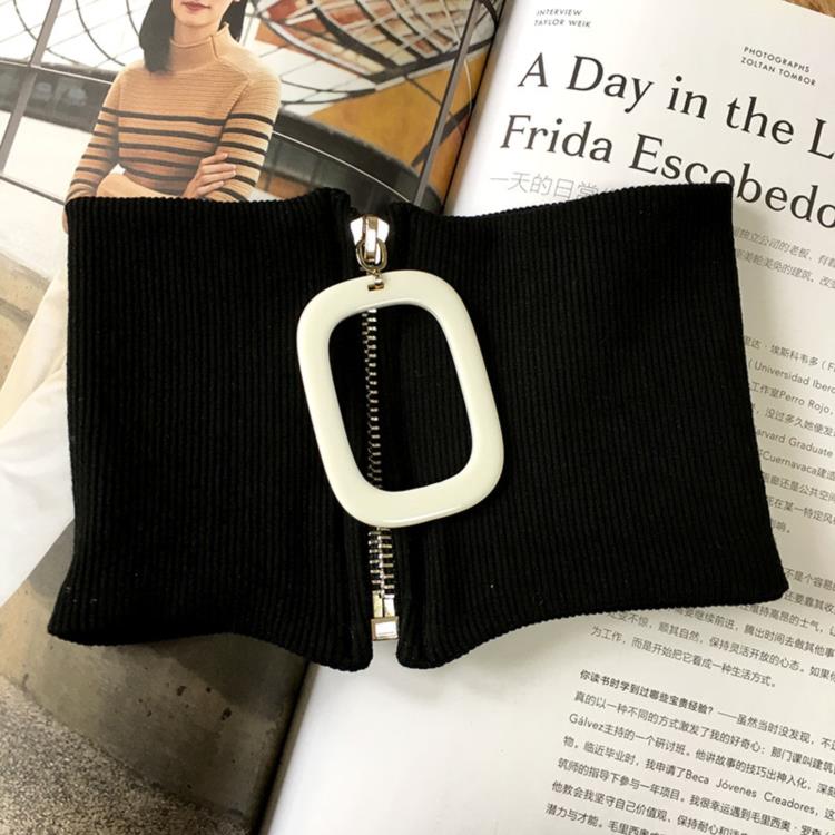 Removable Collars For Women  Vintage Zipper Fake Collar Women Detachable Collars Stand Women Shirt False Collars Nep Kraagie