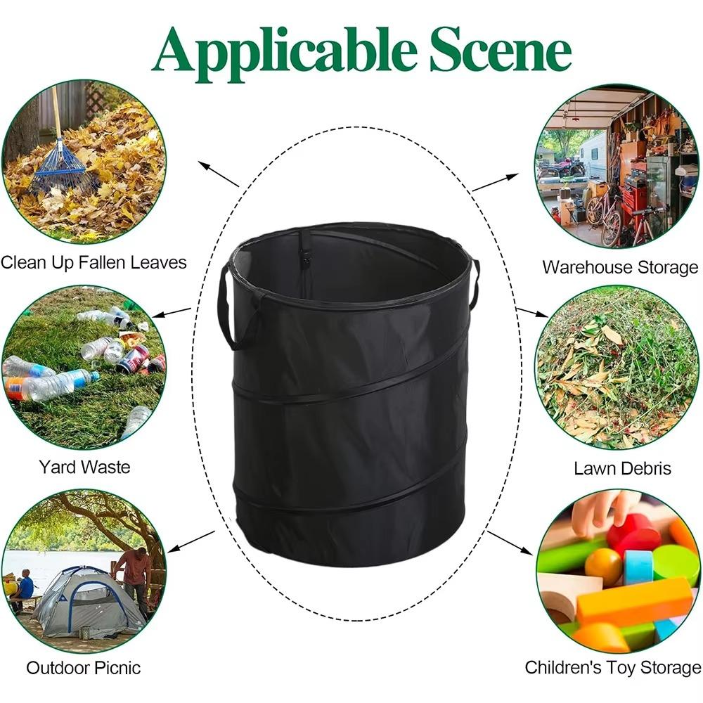 Oxford Durable Trash Can Foldable Camping Trash Can Portable Pop-up Trash Can Portable