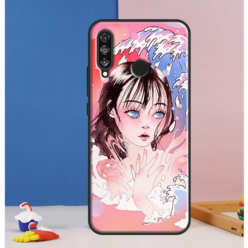 

Cartoon Girl Aesthetic Case For Huawei Nova Y73 Y72 Y70 Y90 Y60 Y61 Y91 12s 12i 11i 8i 9 10 SE P30 P40 Lite P60 Pro Huawei Nova 10