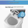 Large Capacity Quick Spin Dryer for Clothes - Single Speed Dehydrator for Small Spaces