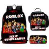 Roblox Printed Backpack, Children'S And Elementary School Bags