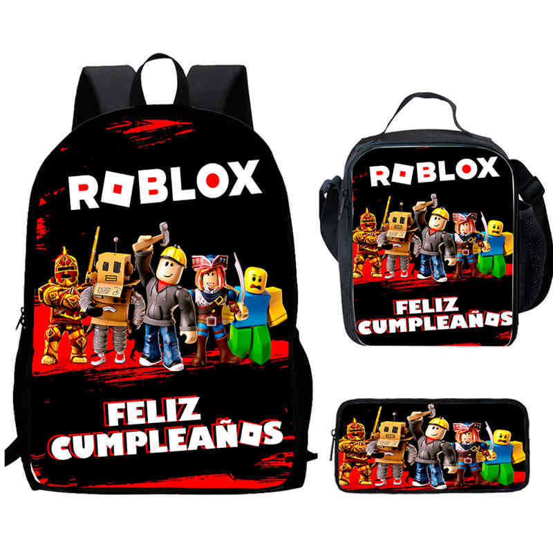Roblox Printed Backpack, Children'S And Elementary School Bags