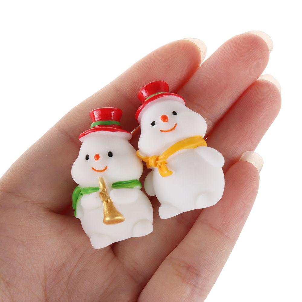 Landscape Bonsai Decor Home Decorations Xmas Tree Christmas Figurines Santa Claus Miniature Snowman