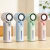 Portable Handheld Fan With Spray Usb Rechargeable For Cooling And Personal Use