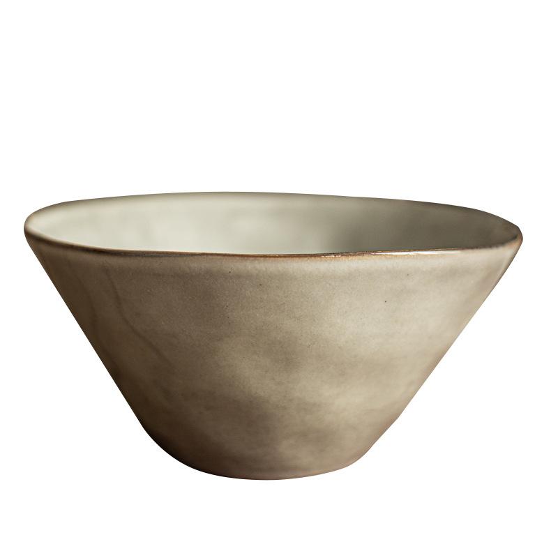 Household Dry Rice Small Bowl Retro Style Eating Fruit Bowl Rice Bowl Salad Bowl Soup Bowl Noodle Bowl Tableware Rice Bowl