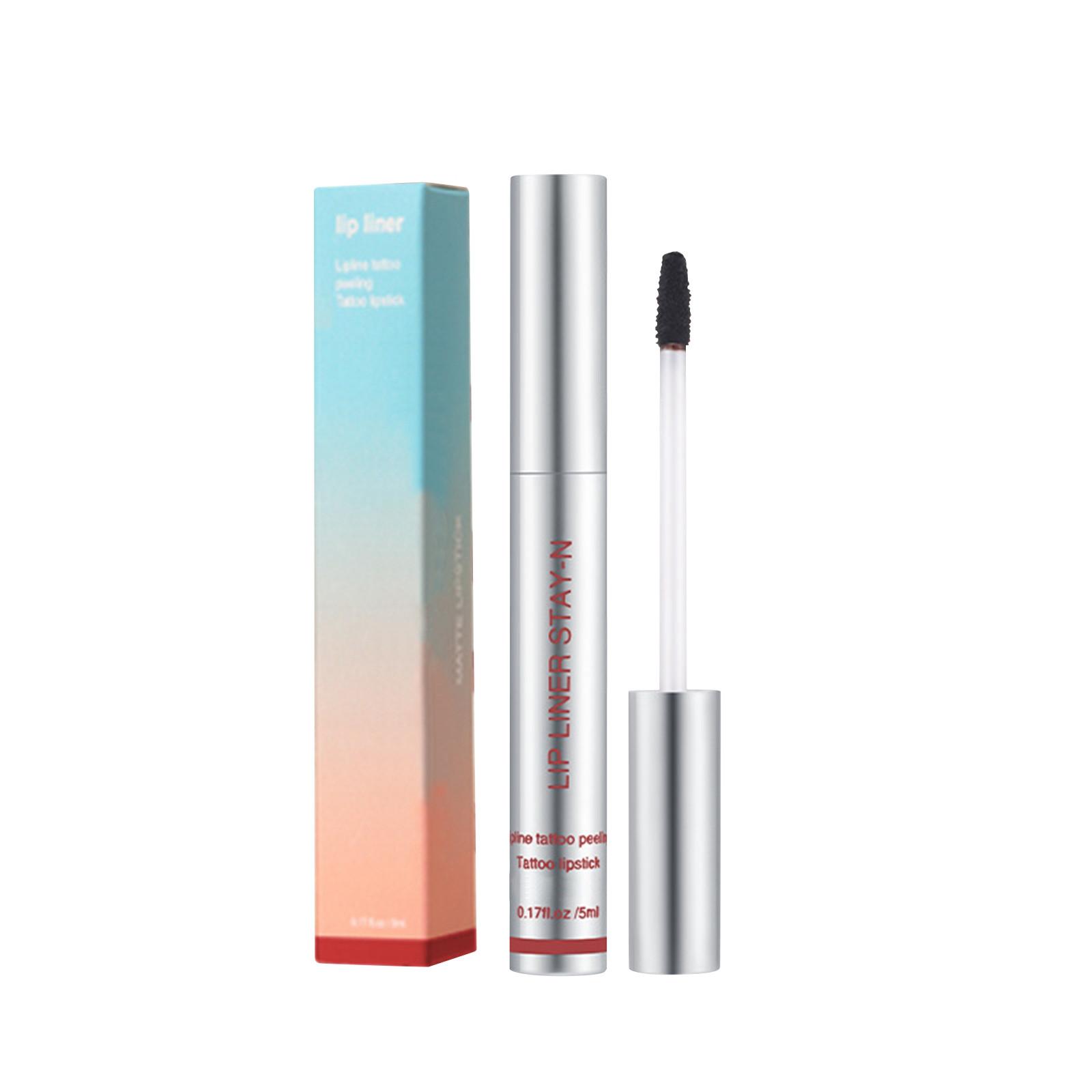 

Карандаш для губ, контур губ, подсветка губ, водостойкий карандаш для губ, кисточка для губ, 5 мл One Size винный