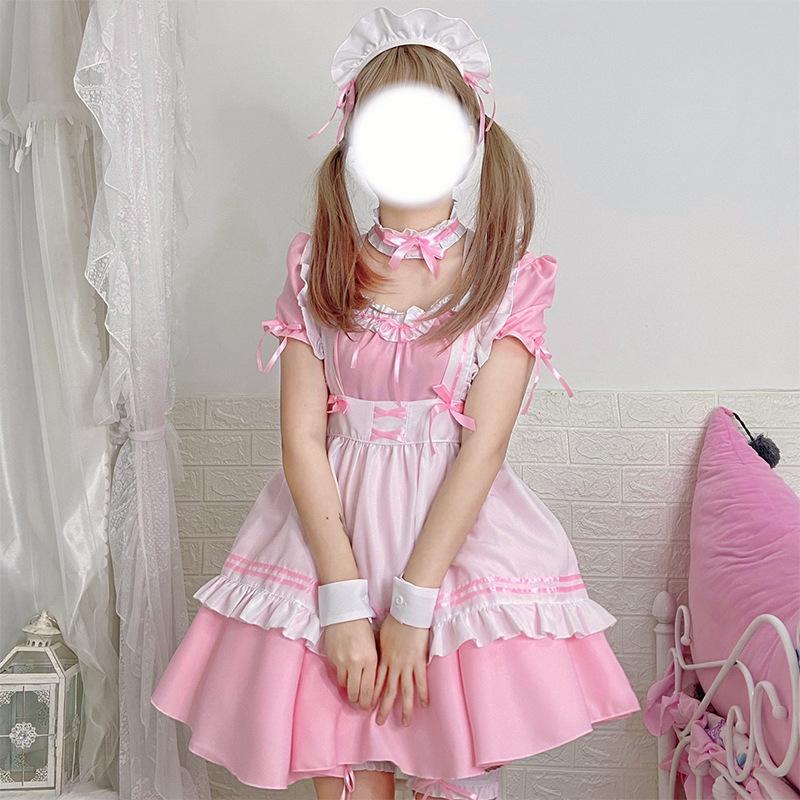 Two-dimensional Anime Maid Costume Cosplay Cute Maid Lolita Dress Maid Uniform Suit