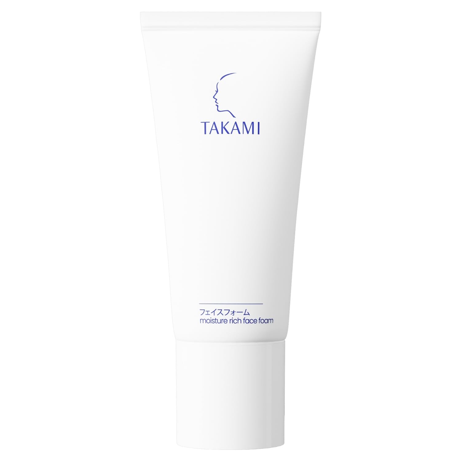 TAKAMI Face Foam 80g: Rich foam facial cleanser. Provides pore and exfoliation care, contains skin-beautifying ingredients, and leaves skin feeling mo