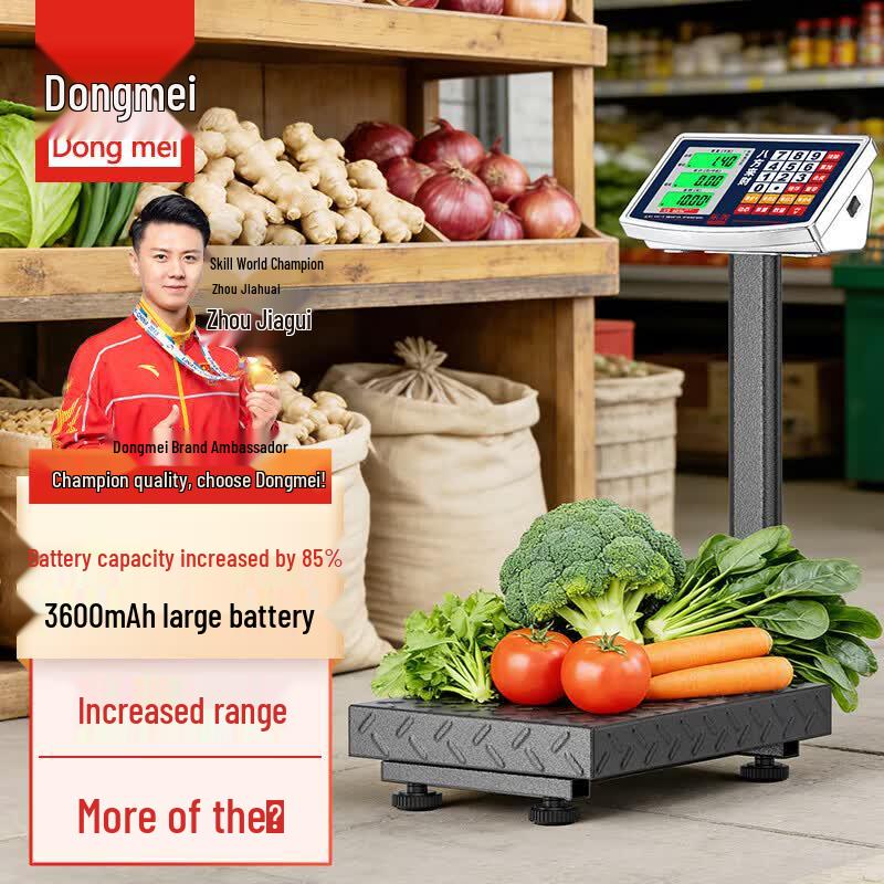 Dongmei Commercial Rechargeable Electronic Floor Scale (CN version)