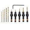DIY Woodworking Project Adjustable Drill Bit 82 Countersink Angle Adjustable Depth Control Clean Burr-free Holes