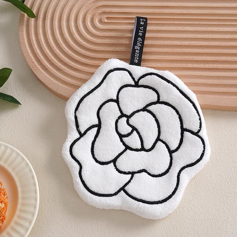 

Салфетки для рук Advanced Art Flower, утолщенные, не линяют, салфетки для рук High Beauty Creative Coral Velvet