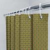 Shower Curtain Botanical Leaf Pattern Waterproof Fabric Bathroom Decor Vintage Floral Nature Backdrop Home Textile