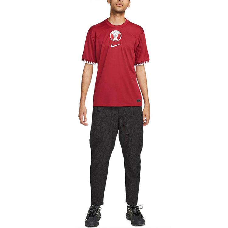Nike Qatar 2022/23 Stadium Home Dri-FIT Soccer Jersey Desert Maroon/White Men Streetwear DN0702-647